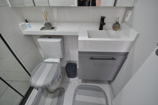 Banheiro de apartamento à venda com 2 quartos, 39m² em Vila Guilherme, São Paulo