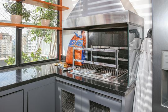 Área gourmet de apartamento à venda com 3 quartos, 96m² em Perdizes, São Paulo
