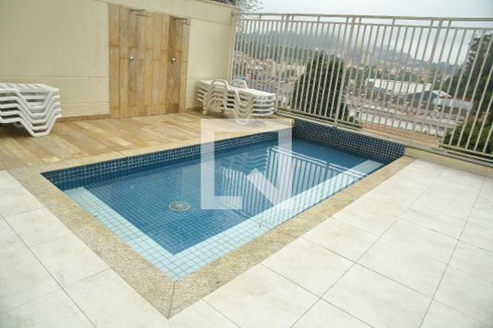 Área comum - Piscina de apartamento para alugar com 2 quartos, 55m² em Jd N Sra de Fatima, São Bernardo do Campo