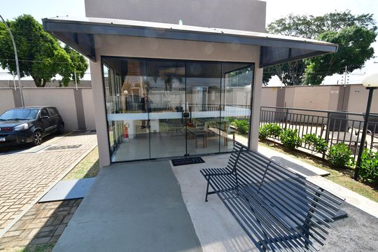Área comum - Churrasqueira de apartamento para alugar com 2 quartos, 46m² em Vila Miguel Vicente Cury, Campinas