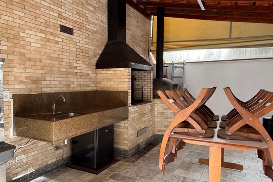 Área comum - Churrasqueira de apartamento à venda com 2 quartos, 110m² em Mirandópolis, São Paulo