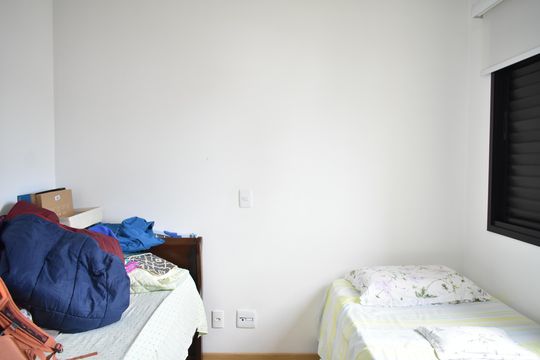 Quarto de apartamento à venda com 2 quartos, 110m² em Mirandópolis, São Paulo