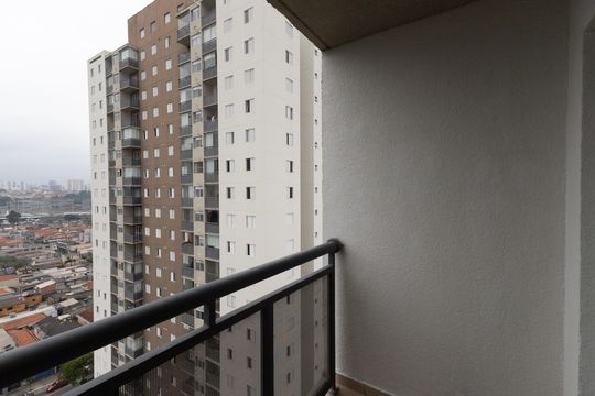 Varanda  de apartamento à venda com 3 quartos, 58m² em Parque Edu Chaves, São Paulo
