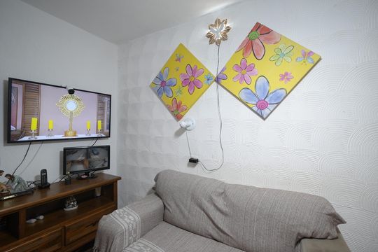 Sala de casa à venda com 4 quartos, 300m² em Vila Linda, Santo André