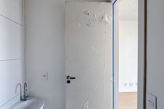 Banheiro de kitnet/studio para alugar com 1 quarto, 26m² em Tatuapé, São Paulo
