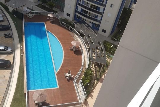 Piscina de apartamento à venda com 3 quartos, 80m² em Jardim Analia Franco, São Paulo