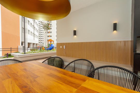 Área comum de apartamento para alugar com 2 quartos, 34m² em Usina Piratininga, São Paulo