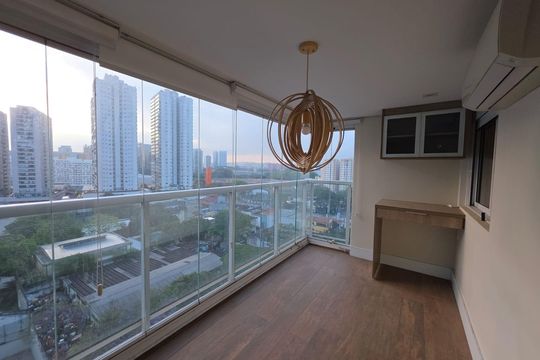 Varanda de apartamento à venda com 2 quartos, 71m² em Barra Funda, São Paulo