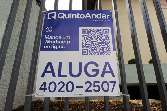 Plaquinha de casa de condomínio para alugar com 2 quartos, 62m² em Palmeiras de São José, São José dos Campos