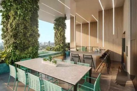 Área comum de apartamento para alugar com 1 quarto, 54m² em Setor Bueno, Goiânia