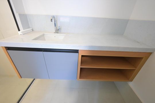Banheiro Suíte de apartamento para alugar com 1 quarto, 54m² em Setor Bueno, Goiânia
