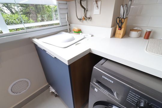Área de Serviço de apartamento à venda com 2 quartos, 42m² em Jurubatuba, São Paulo