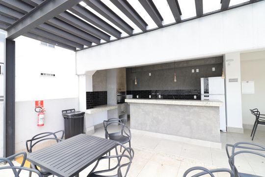 Área comum - Churrasqueira de apartamento à venda com 2 quartos, 42m² em Jurubatuba, São Paulo