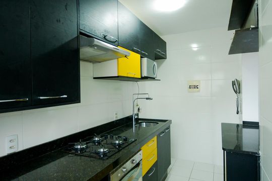 Cozinha de apartamento para alugar com 3 quartos, 50m² em Vila Florida, Guarulhos