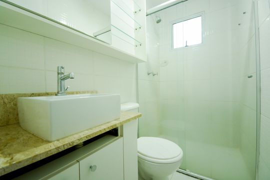 Banheiro de apartamento para alugar com 3 quartos, 50m² em Vila Florida, Guarulhos