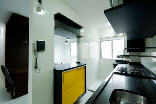 Cozinha de apartamento para alugar com 3 quartos, 50m² em Vila Florida, Guarulhos