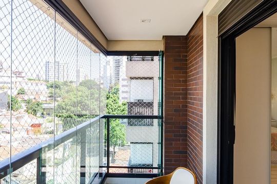 Varanda de apartamento para alugar com 3 quartos, 108m² em Chácara Inglesa, São Paulo