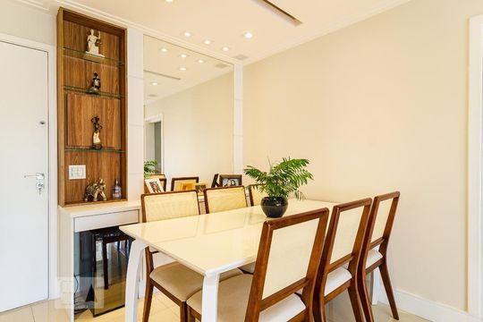 Sala de Jantar de apartamento para alugar com 3 quartos, 108m² em Chácara Inglesa, São Paulo