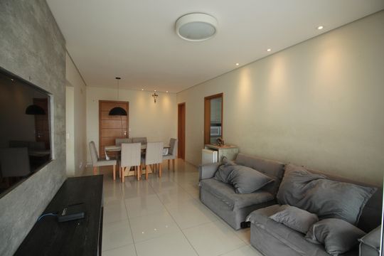 Sala de apartamento para alugar com 3 quartos, 129m² em Aparecida, Santos