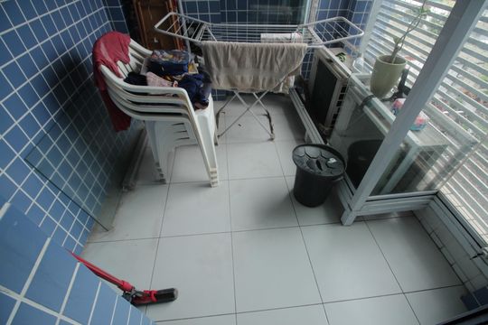 Cozinha e Área de Serviço de apartamento para alugar com 3 quartos, 129m² em Aparecida, Santos