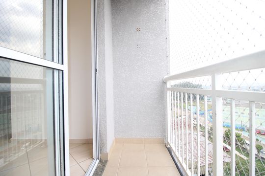 Varanda da Sala de apartamento à venda com 2 quartos, 47m² em Colônia (zona Leste), São Paulo