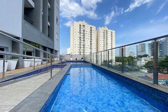 Área comum - Piscina de apartamento para alugar com 2 quartos, 44m² em Presidente Altino, Osasco