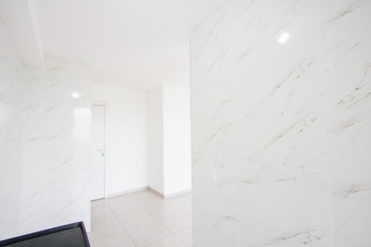 Cozinha de apartamento para alugar com 2 quartos, 45m² em Santa Maria, Santo André