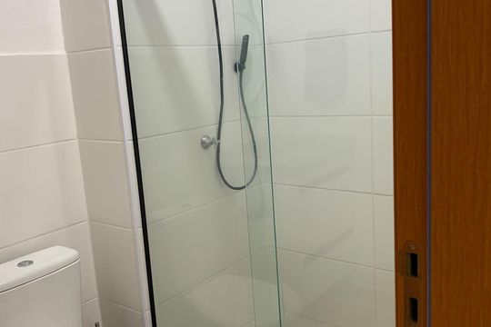 Banheiro de apartamento para alugar com 2 quartos, 51m² em Bonfim Paulista, Ribeirão Preto
