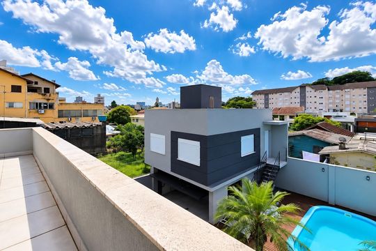 Varanda da suíte de casa à venda com 4 quartos, 317m² em Boa Vista, Novo Hamburgo
