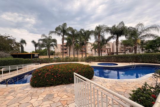 Área comum - Piscina de apartamento para alugar com 3 quartos, 70m² em Parque Anhanguera, Ribeirão Preto