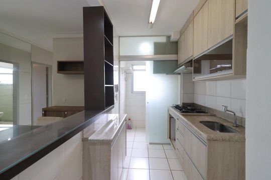 Cozinha de apartamento para alugar com 3 quartos, 70m² em Parque Anhanguera, Ribeirão Preto