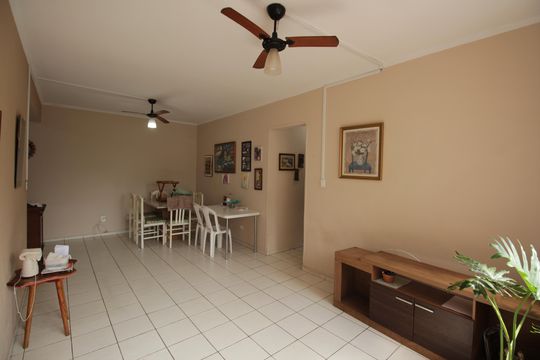 Sala de apartamento para alugar com 2 quartos, 82m² em José Menino, Santos