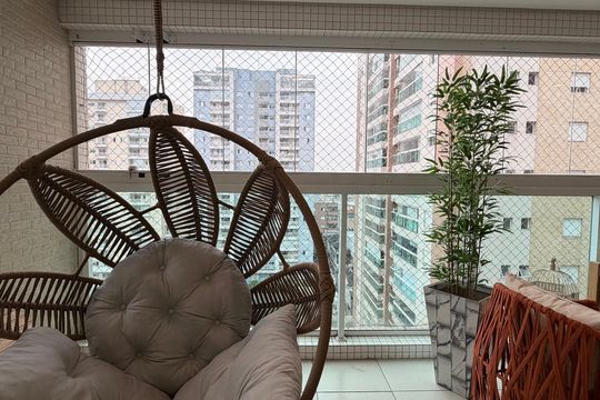 Varanda  de apartamento à venda com 4 quartos, 250m² em Santa Paula, São Caetano do Sul
