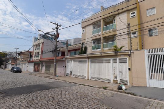 Fachada de apartamento à venda com 3 quartos, 110m² em Parque das Nações, Santo André
