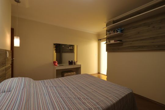 Suíte de apartamento à venda com 3 quartos, 110m² em Parque das Nações, Santo André