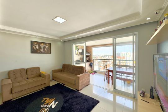 Sala de apartamento para alugar com 2 quartos, 80m² em Jardim Flor da Montanha, Guarulhos