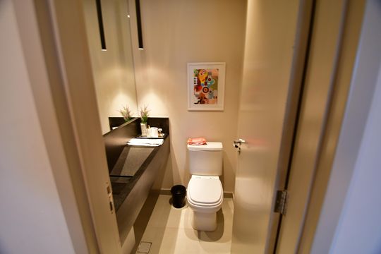 Lavabo de apartamento para alugar com 3 quartos, 170m² em Jardim Brasil, Campinas
