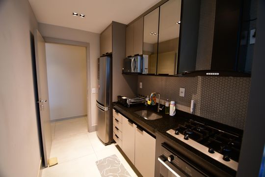 Cozinha de apartamento para alugar com 3 quartos, 170m² em Jardim Brasil, Campinas