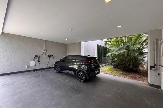 Área externa - Garagem de casa de condomínio para alugar com 7 quartos, 1003m² em Barra da Tijuca, Rio de Janeiro
