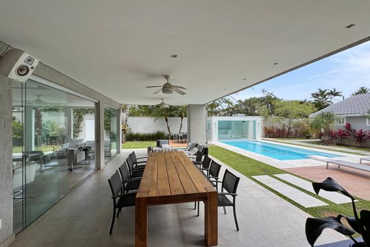 Varanda Gourmet de casa de condomínio para alugar com 7 quartos, 1003m² em Barra da Tijuca, Rio de Janeiro