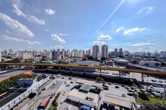 Vista da Sala de kitnet/studio à venda com 1 quarto, 35m² em Ipiranga, São Paulo