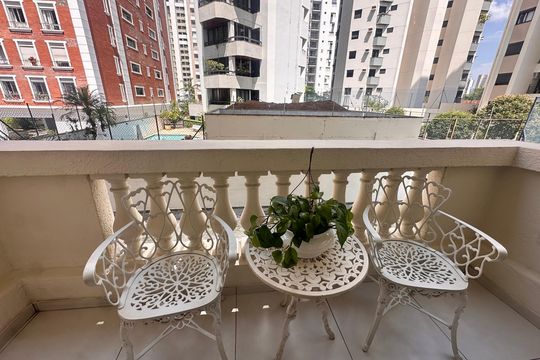 Varanda de apartamento à venda com 2 quartos, 96m² em Brooklin, São Paulo