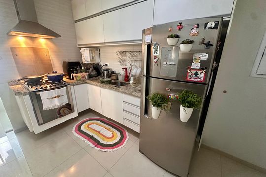 Cozinha de apartamento à venda com 2 quartos, 96m² em Brooklin, São Paulo
