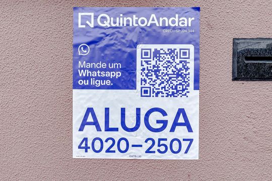 Placa de apartamento para alugar com 2 quartos, 40m² em Vila Matilde, São Paulo