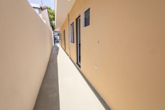 Área externa de kitnet/studio para alugar com 1 quarto, 17m² em Parque Industrial, São José dos Campos
