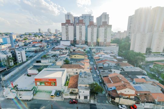 Vista da Sala de apartamento à venda com 2 quartos, 46m² em Jardim Flor da Montanha, Guarulhos