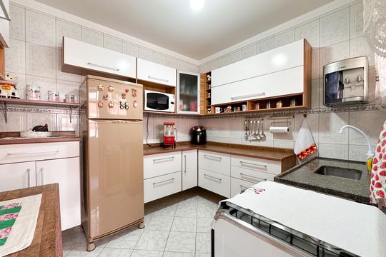 Cozinha de apartamento à venda com 2 quartos, 59m² em Ferrazópolis, São Bernardo do Campo