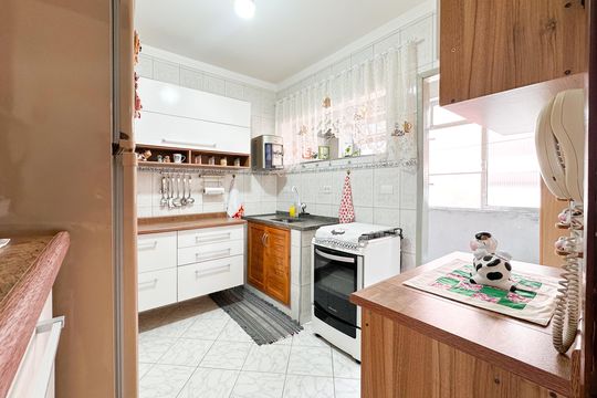 Cozinha de apartamento à venda com 2 quartos, 59m² em Ferrazópolis, São Bernardo do Campo