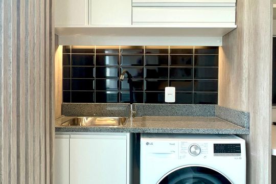 Área de Serviço de kitnet/studio para alugar com 1 quarto, 26m² em Pinheiros, São Paulo