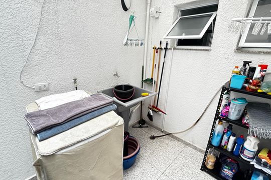 Área de Serviço de apartamento à venda com 2 quartos, 55m² em Vila Floresta, Santo André
